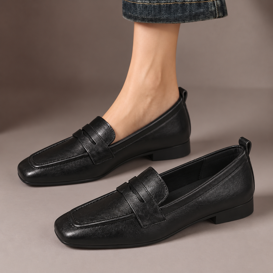 Ottilie™ | Square-Toe Penny Loafers