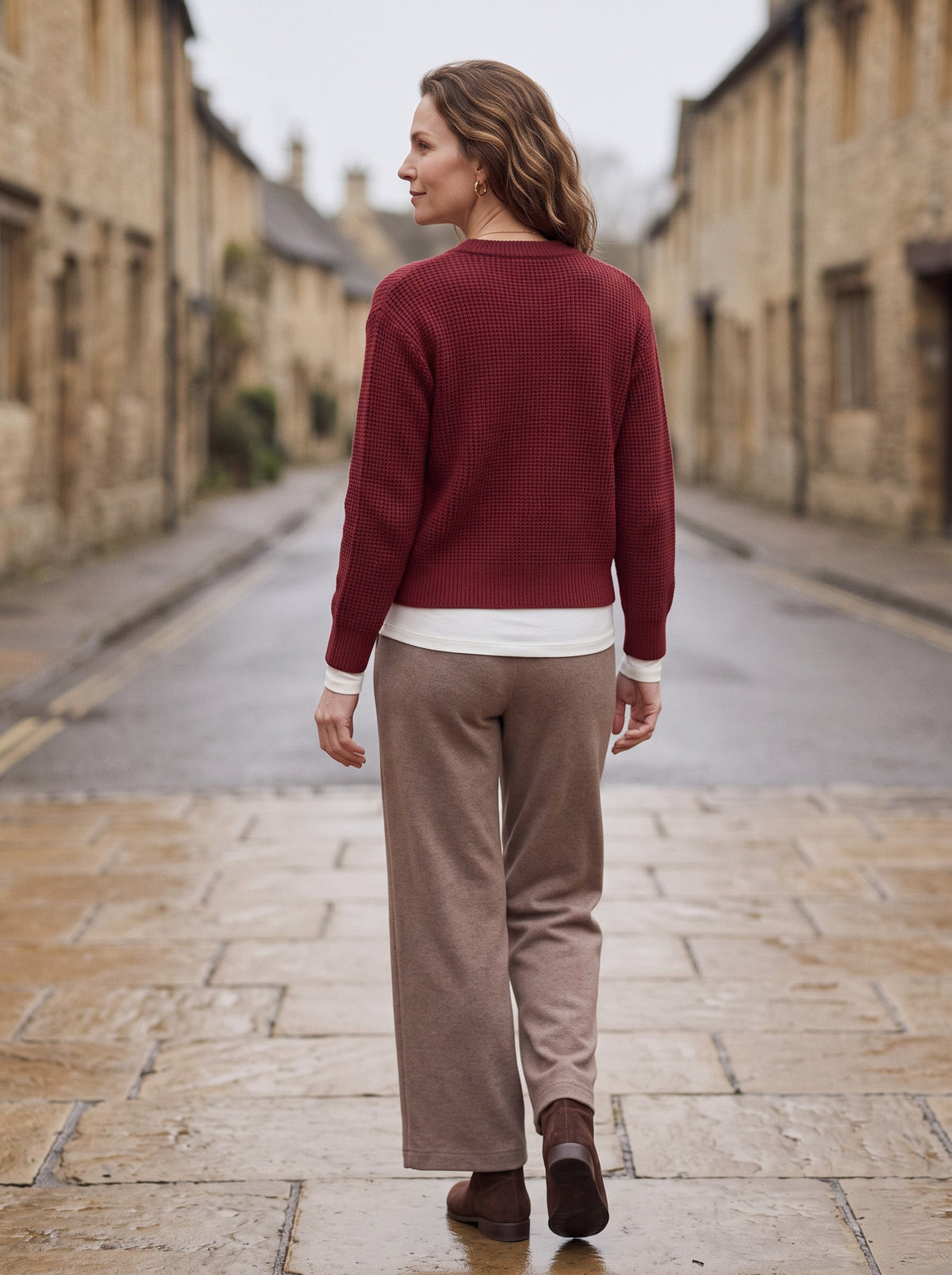 Gaya | Button Cropped Knit Cardigan