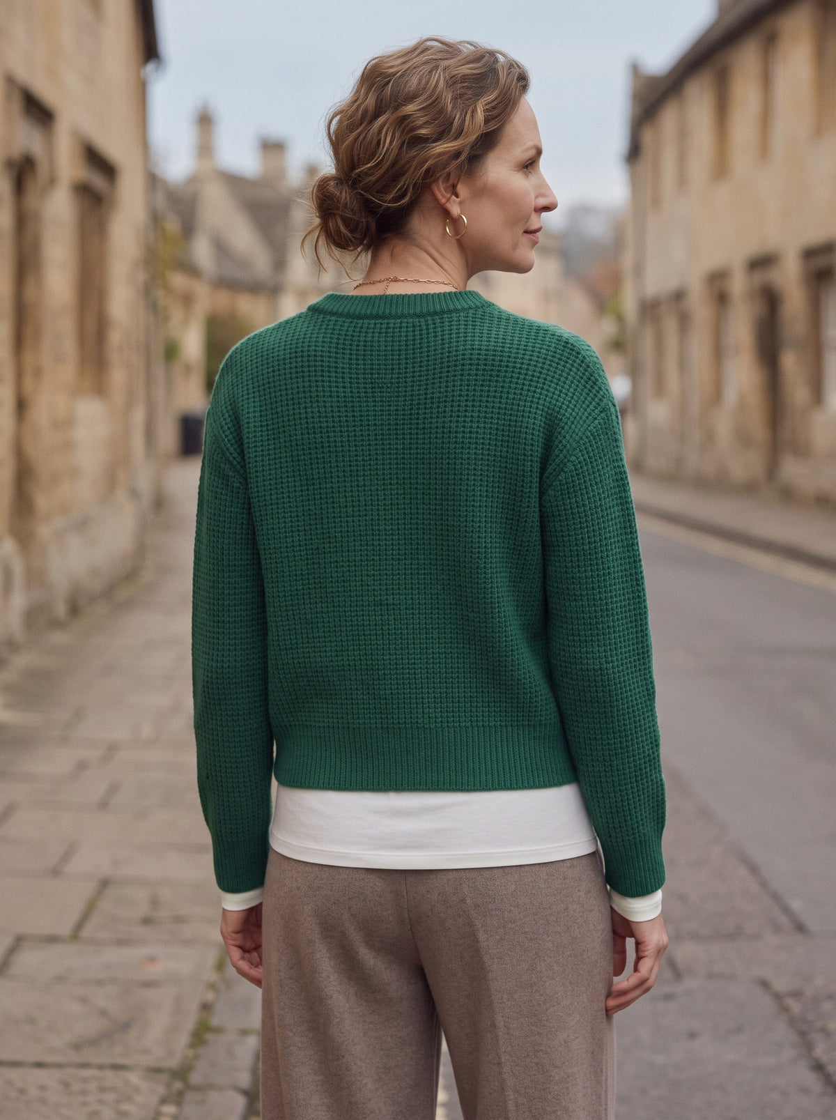 Gaya | Button Cropped Knit Cardigan