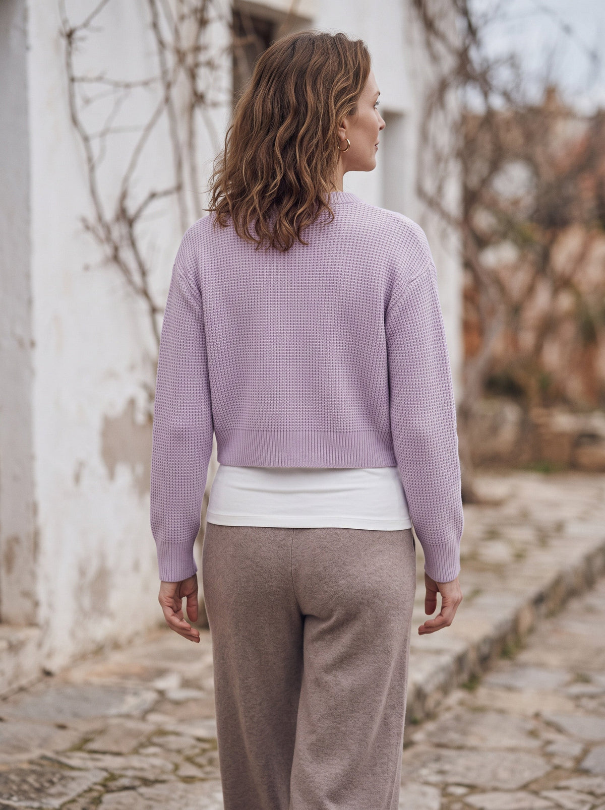 Gaya | Button Cropped Knit Cardigan