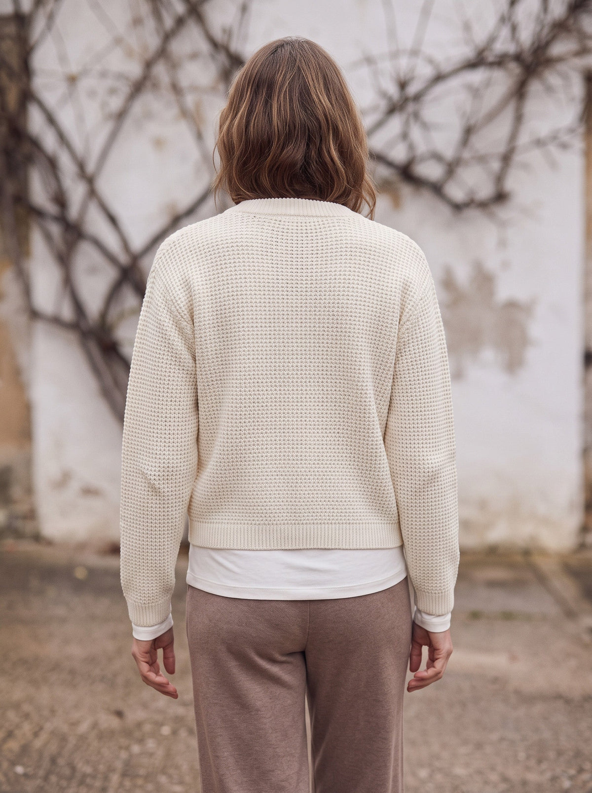 Gaya | Button Cropped Knit Cardigan